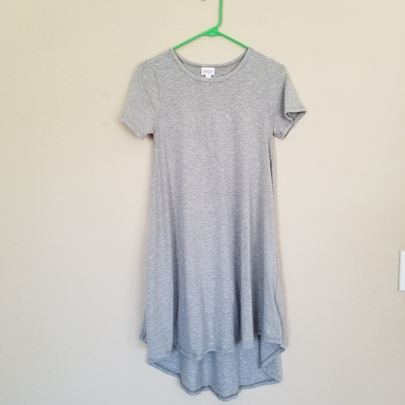 LuLaRoe Grey T-Shirt Dress- Simply Comfortable - Picture 7 of 7